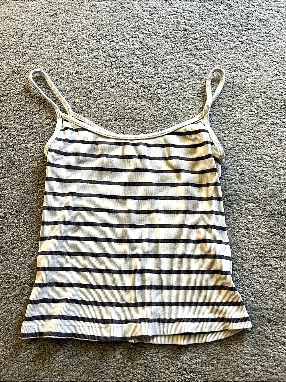 Brandy Melville Striped Double-Strap Tank